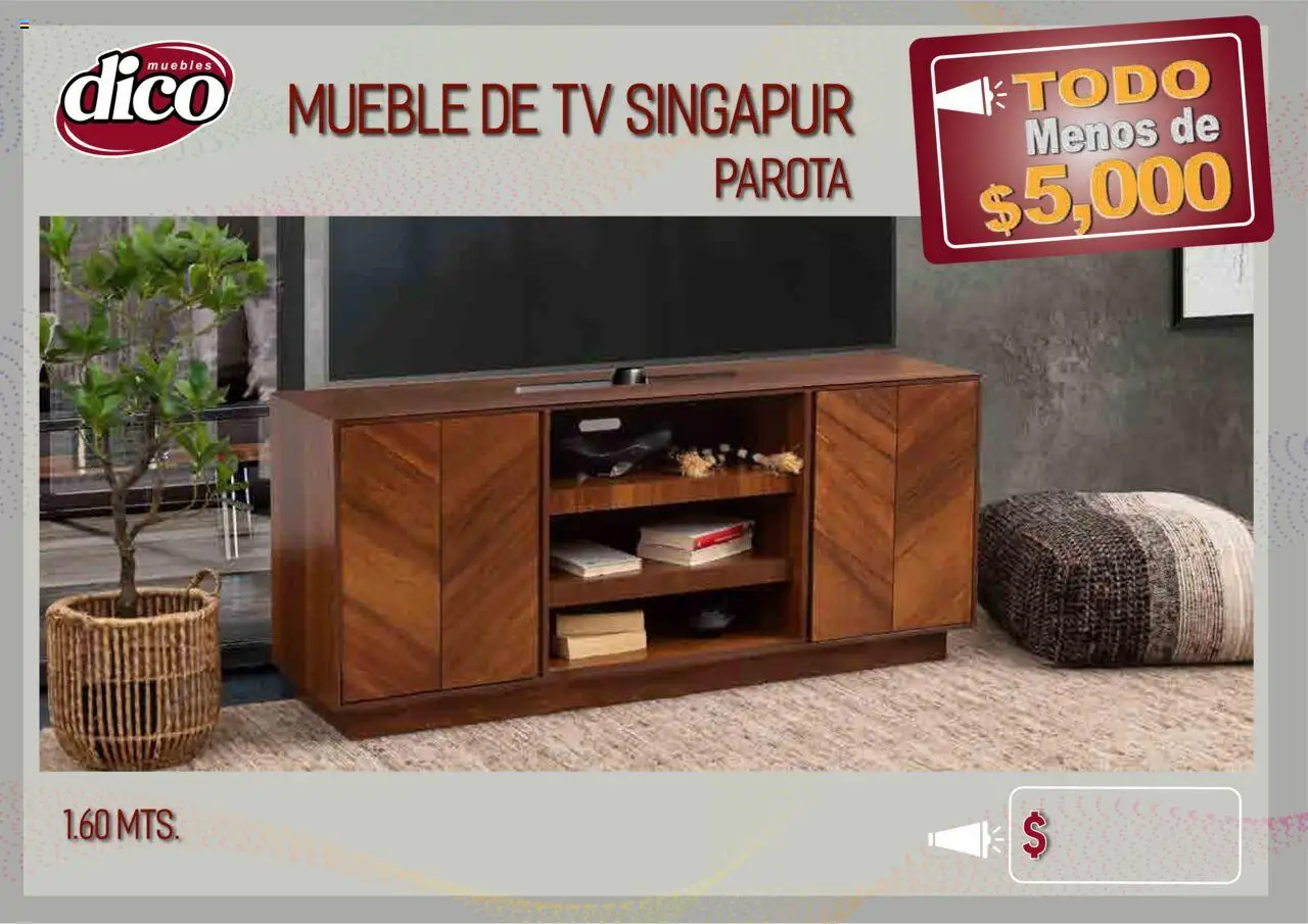 Nuevas ofertas de Muebles Dico válidas en toda la República Mexicana desde el 12.02.2025. ¡Encuentra las mejores ofertas en Muebles Dico catálogo Todo Menos! | Página: 50 | Productos: Chocolate, Mesa de TV, Mesa