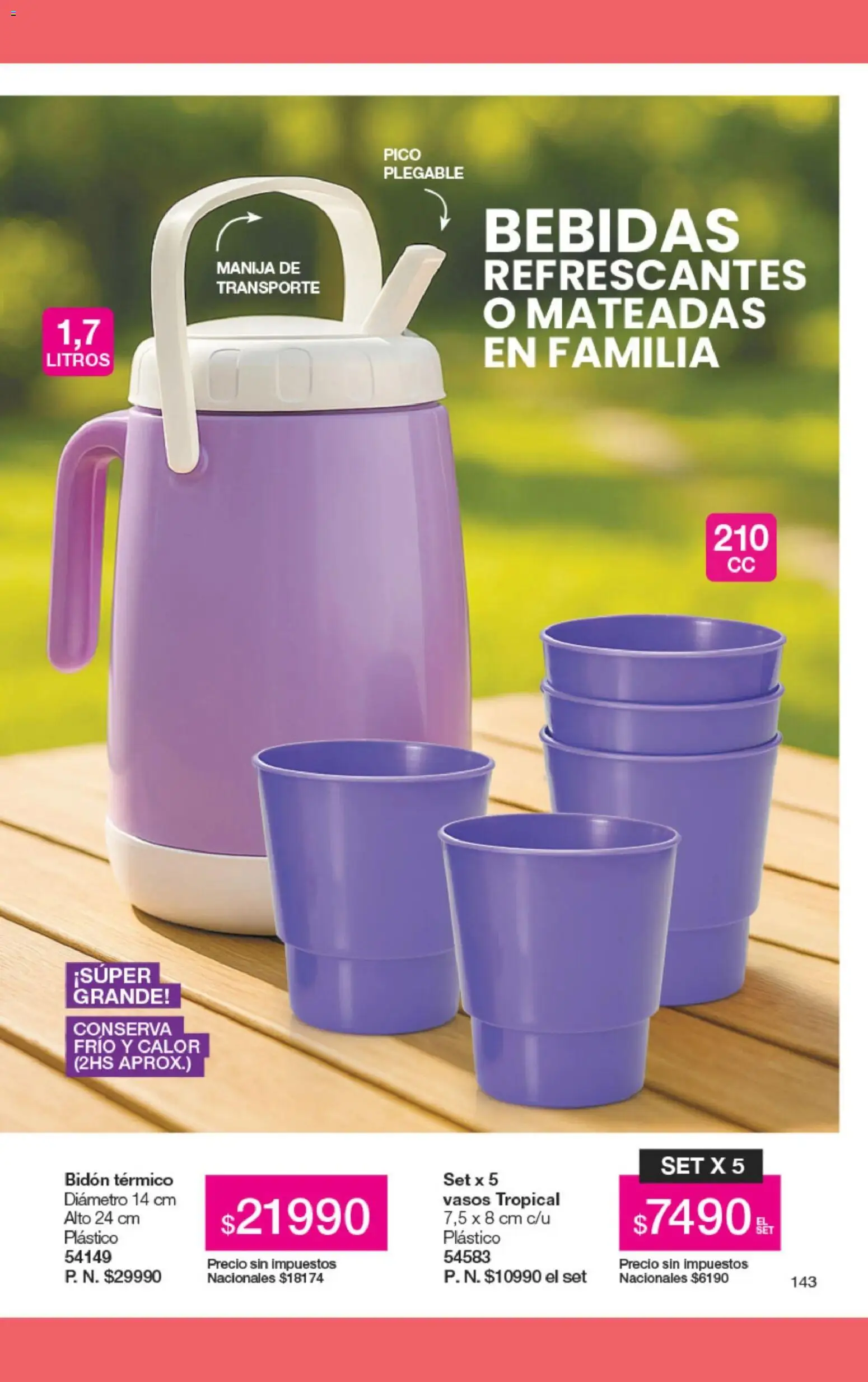 Gigot - CAMPAÑA 03 │ válido desde el 01.03.2026 | Página: 143 | Productos: Pico, Bidón, Vasos