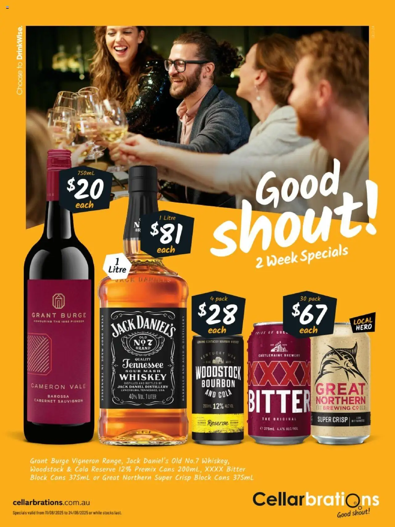 Cellarbrations catalogue - valid from 11.08.2025 | Page: 1 | Products: Bourbon, Whiskey