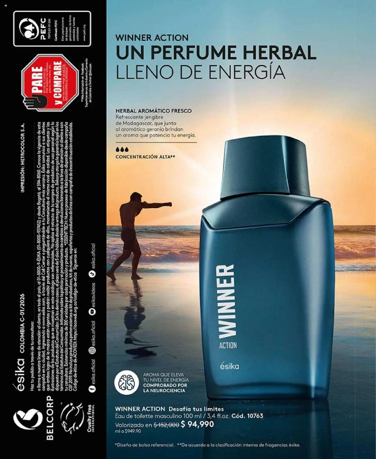 Ésika revista - valida desde el 01.01.2026 | Página: 152 | Productos: Bolsa, Sobre, Perfume, Eau de toilette