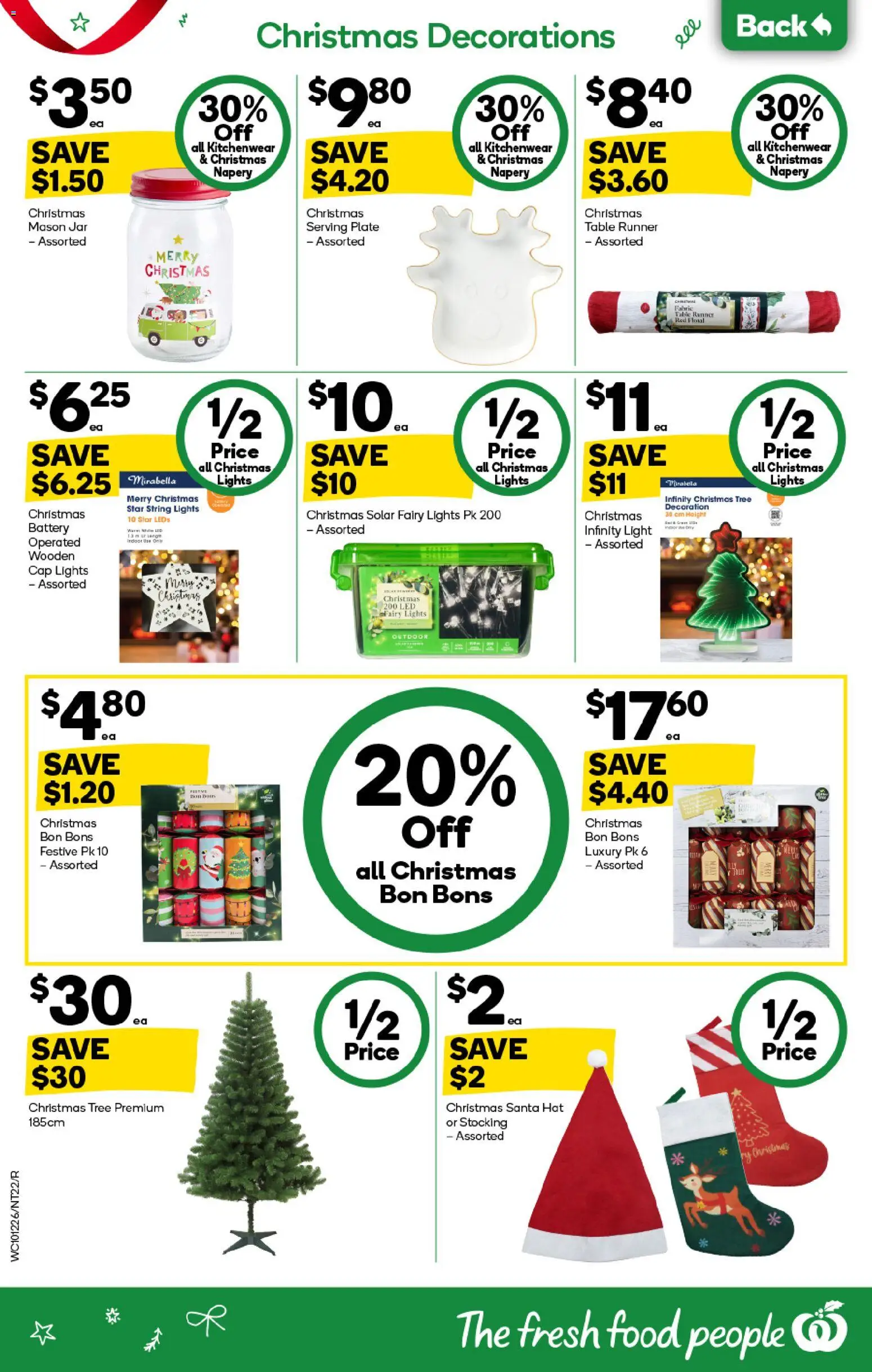 Woolworths catalogue - valid from 10.12.2025 | Page: 22 | Products: Battery, Light, Table runner, Cap