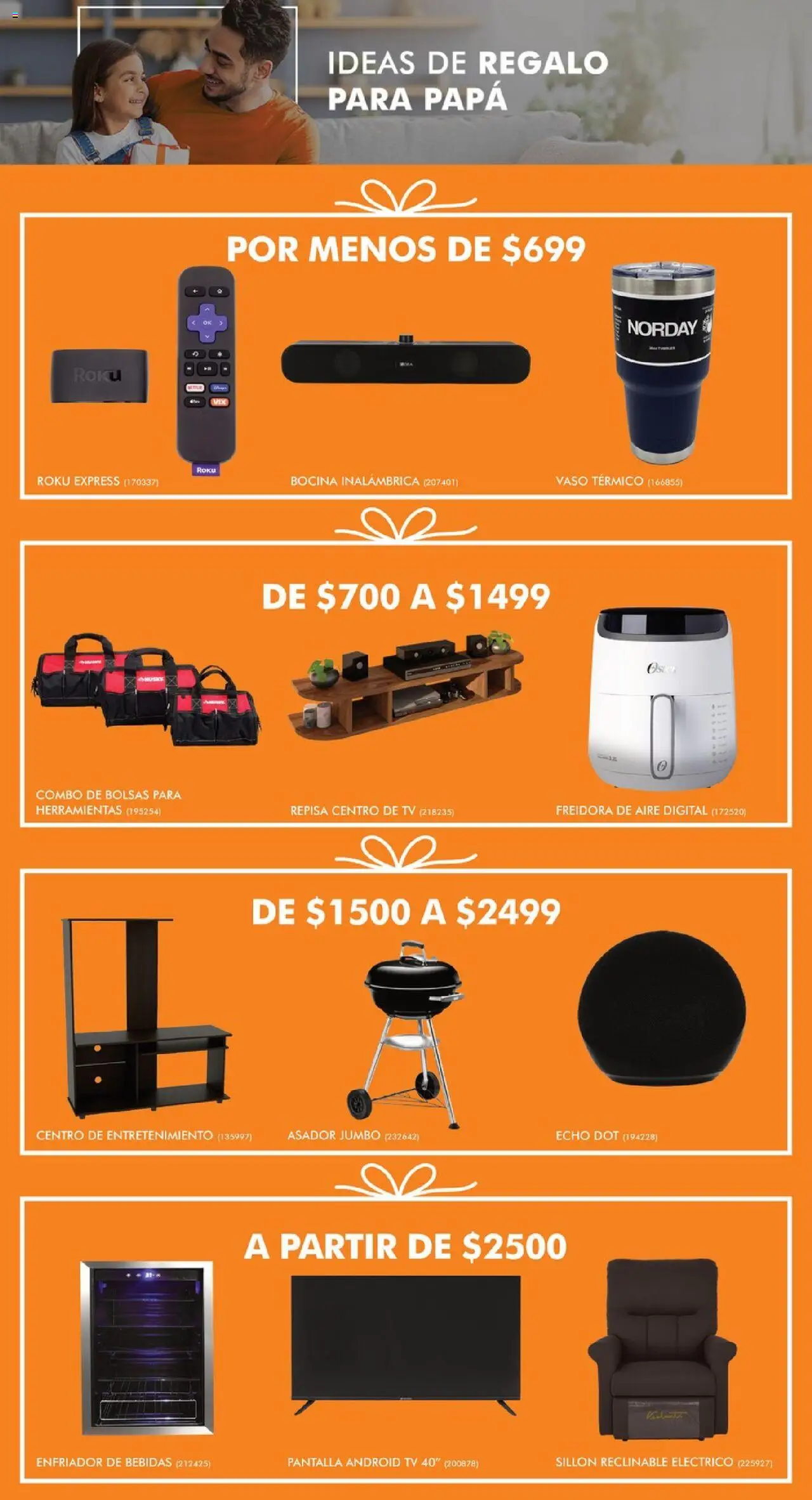 Nuevas ofertas de Home Depot válidas en toda la República Mexicana desde el 15.05.2025. ¡Encuentra las mejores ofertas en Home Depot catálogo! | Página: 2 | Productos: Papa, Freidora de aire, Bocina, Freidora