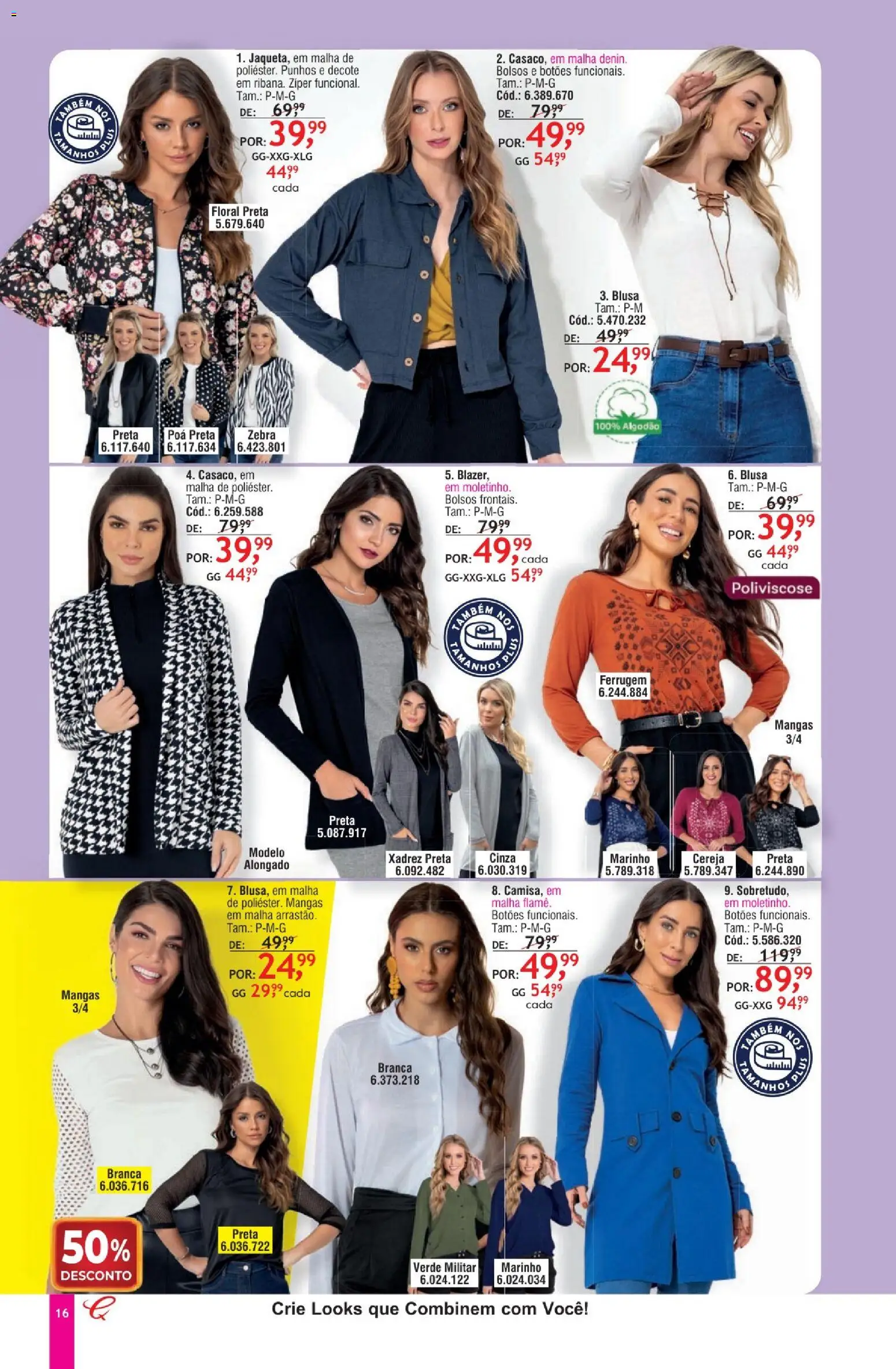 Quatro Estações Folheto - válido de 01.02.2026 | Página: 12 | Produtos: Cereja, Poá, Blusa, Mangas