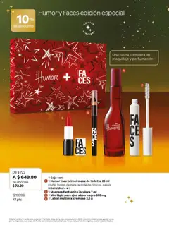 Vista previa de Natura campaña 18 2025, nuevo folleto de la tienda, válido en México a partir del 01.12.2025 | Página: 18 | Productos: Té, Caja, Eau de toilette, Maquillaje