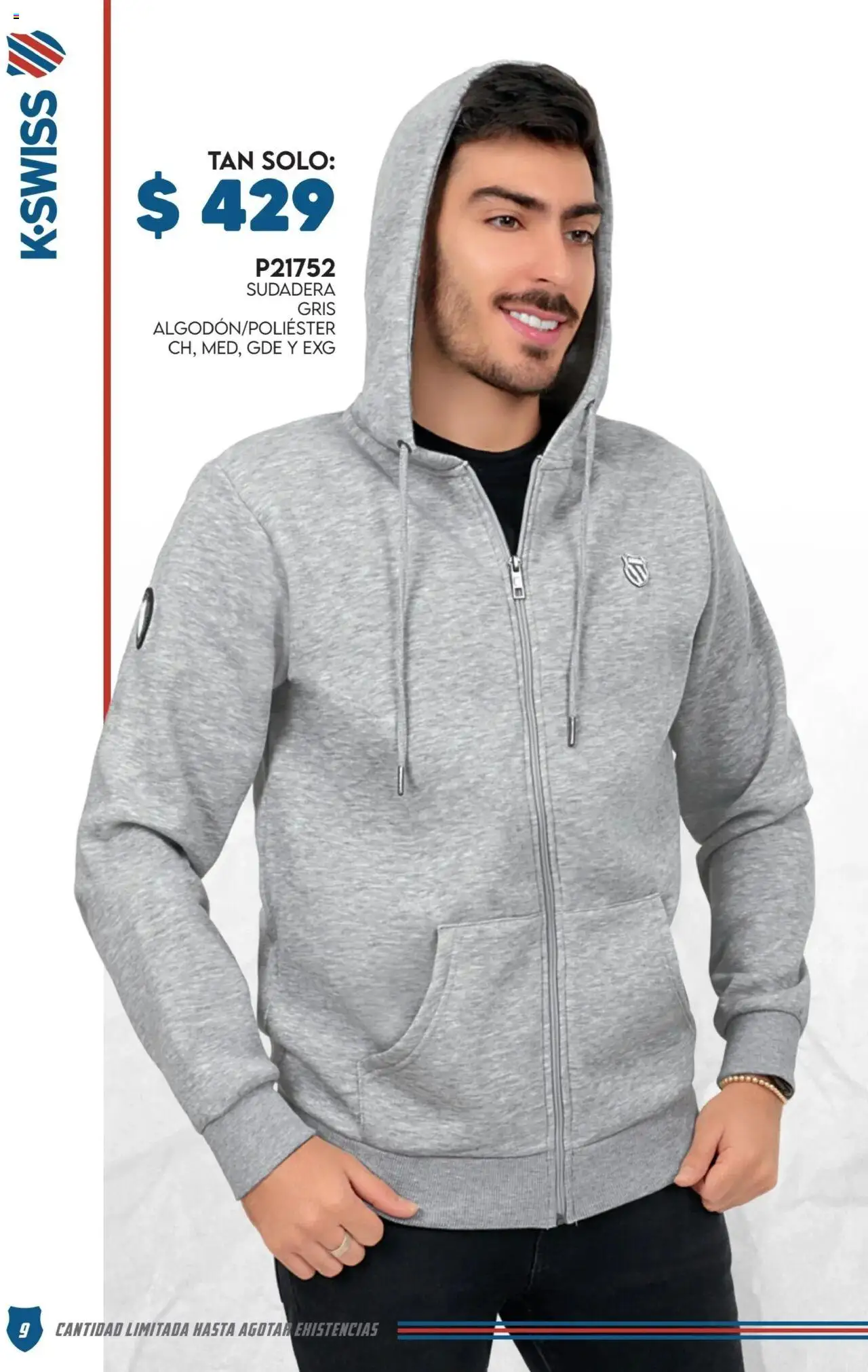 Nuevas ofertas de Cklass válidas en toda la República Mexicana desde el 29.09.2025. ¡Encuentra las mejores ofertas en Cklass - Catálogo Especial K-Swiss! | Página: 10 | Productos: Sudadera