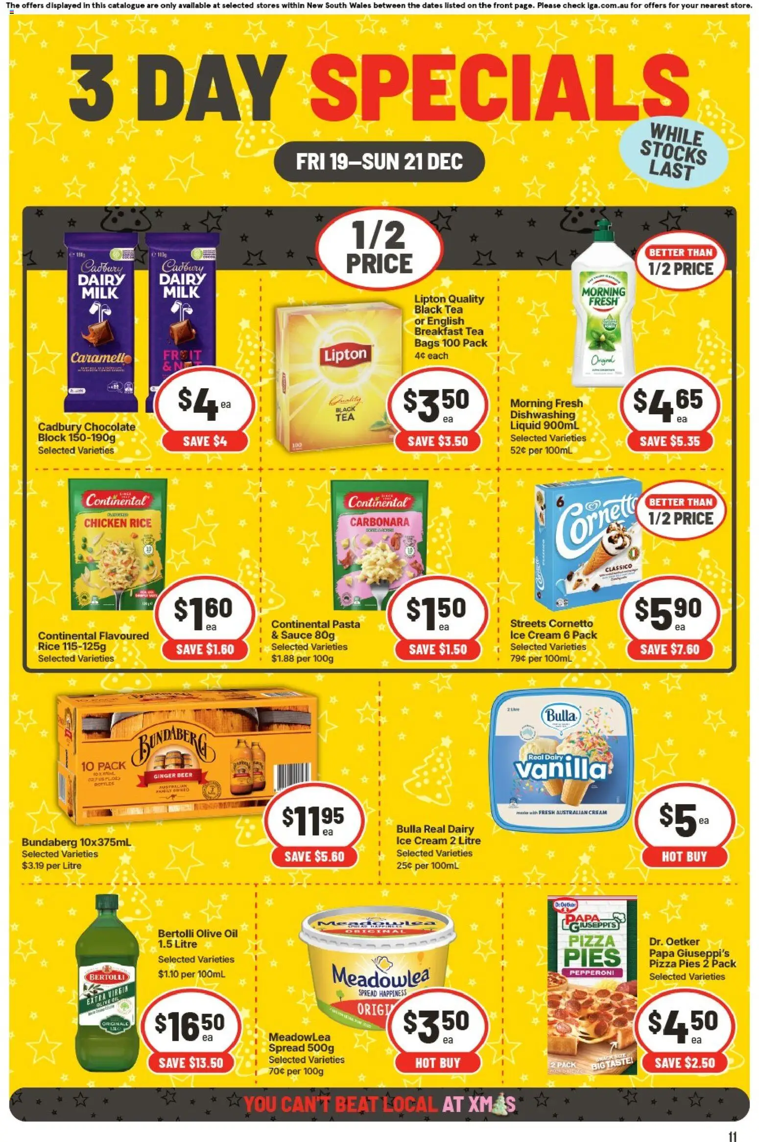IGA catalogue - valid from 19.12.2025 | Page: 1 | Products: Dairy, Oil, Olive oil, Sauce