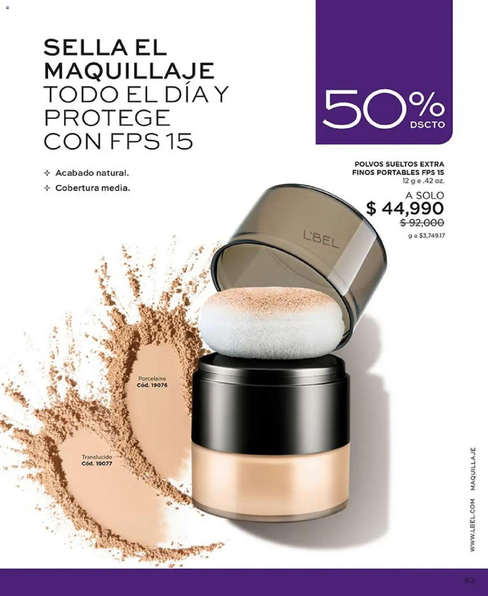 L'Bel revista - valida desde el 01.02.2026 | Página: 83 | Productos: Maquillaje