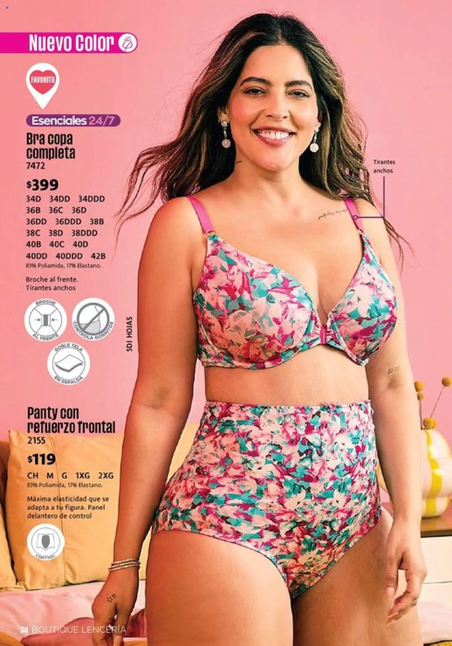 Nuevas ofertas de Ilusión válidas en toda la República Mexicana desde el 01.03.2026. ¡Encuentra las mejores ofertas en Ilusión catálogo Primavera! | Página: 40 | Productos: Tirantes, Lenceria