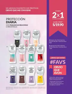 Vista previa de folleto Avon catálogo - Campaña 6 de la Avon válido desde 01.04.2026 | Página: 170 | Productos: Desodorante, Antitranspirante, Empaque