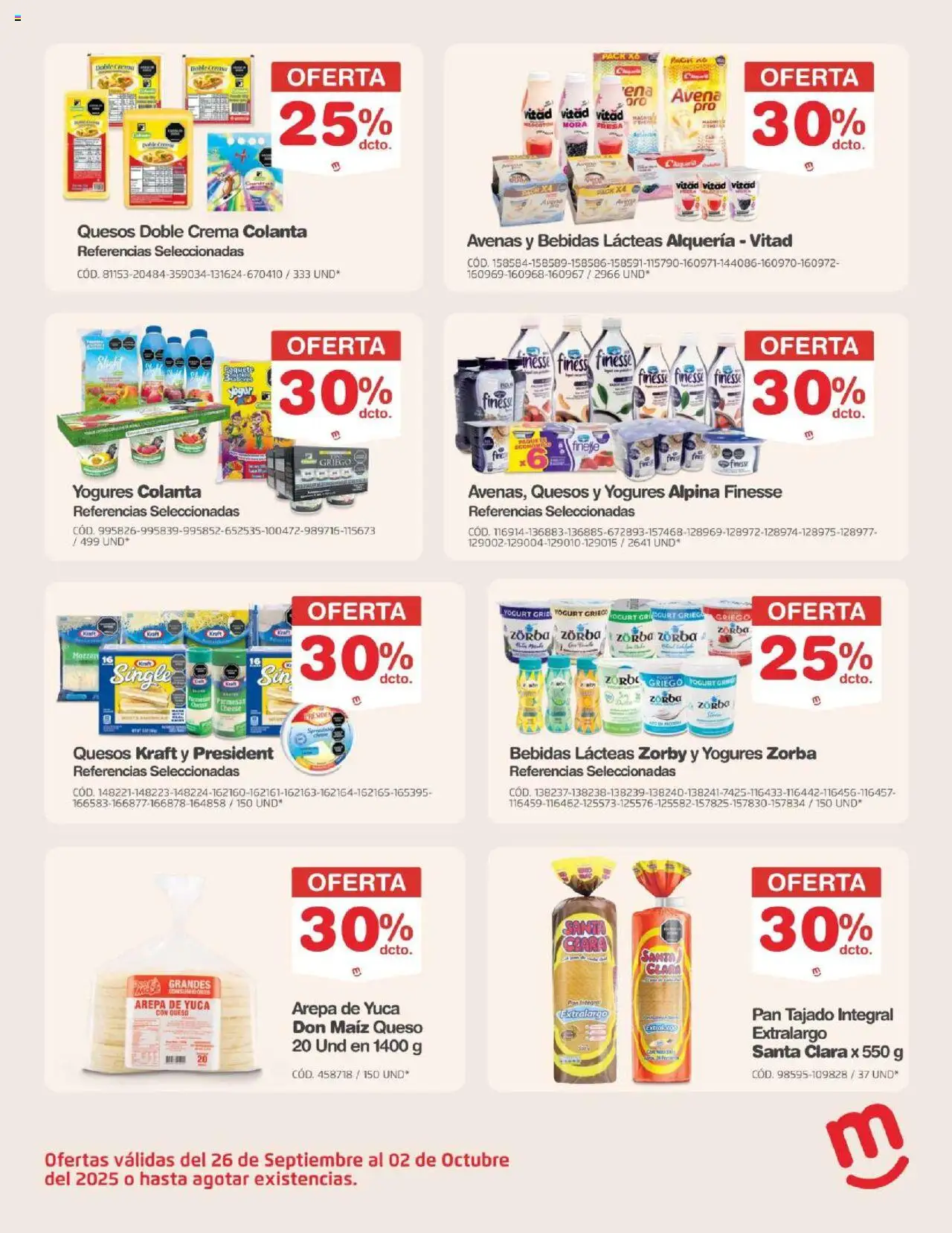Makro revista - valida desde el 26.09.2025 | Página: 19 | Productos: Arepa, Maiz, Mora, Queso