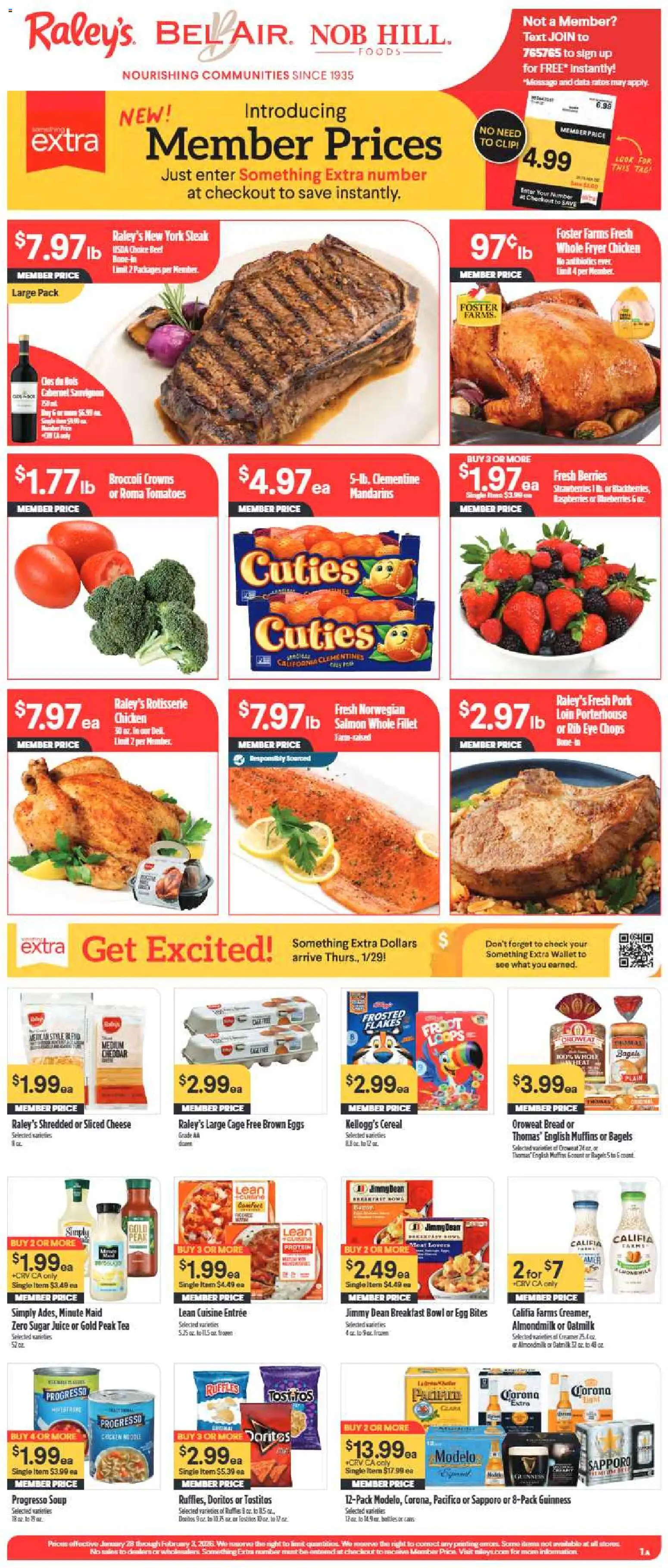 Raley's Weekly Ad - valid from 28.01.2026 | Page: 1