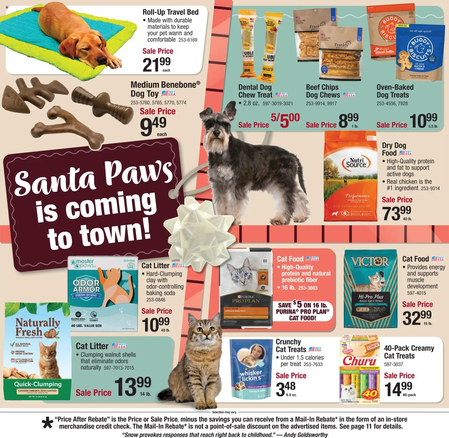 Menards Weekly Ad - valid from 10.12.2025 | Page: 20 | Products: Cat Litter, Butter, Cheese, Seafood
