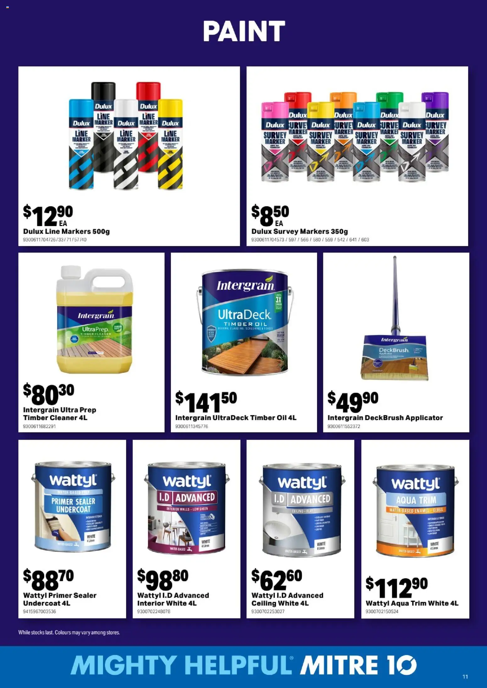 Mitre 10 catalogue - valid from 04.02.2026 | Page: 11 | Products: Cleaner, Oil