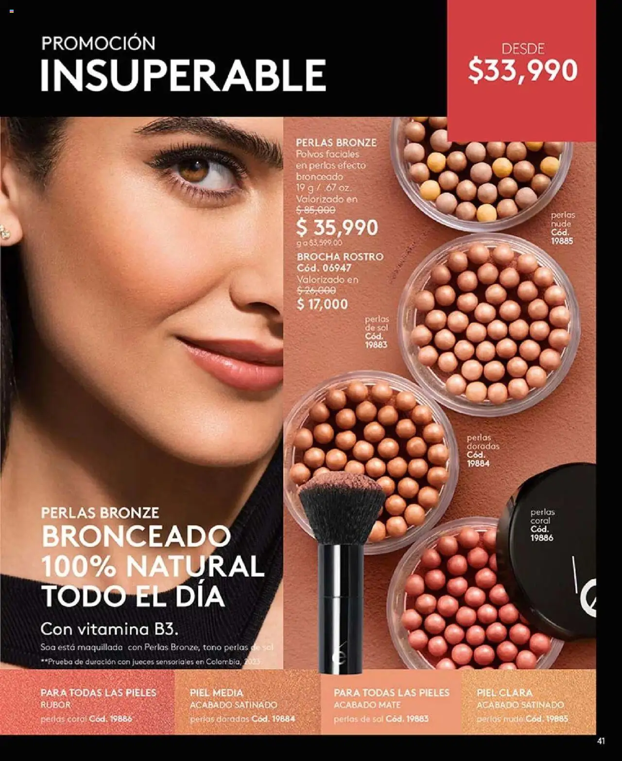 Ésika revista - valida desde el 16.06.2025 | Página: 41 | Productos: Rubor, Brocha