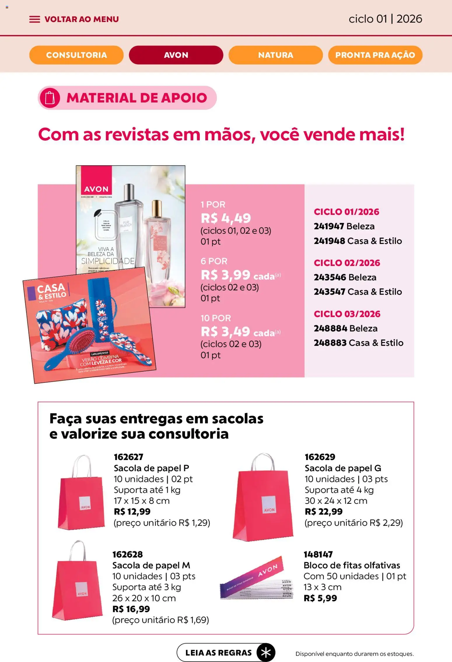 Avon Folheto - válido de 19.12.2025 | Página: 26 | Produtos: Faca