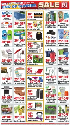 Preview of Ocean State Job Lot weekly ads valid from 11.09.2025