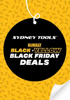 Preview of Sydney Tools Black Friday - valid from 31.10.2025