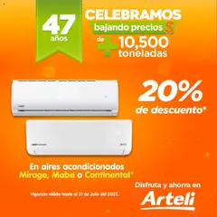 Vista previa de Arteli - Folleto Celebramos, nuevo folleto de la tienda, válido en México a partir del 17.07.2025