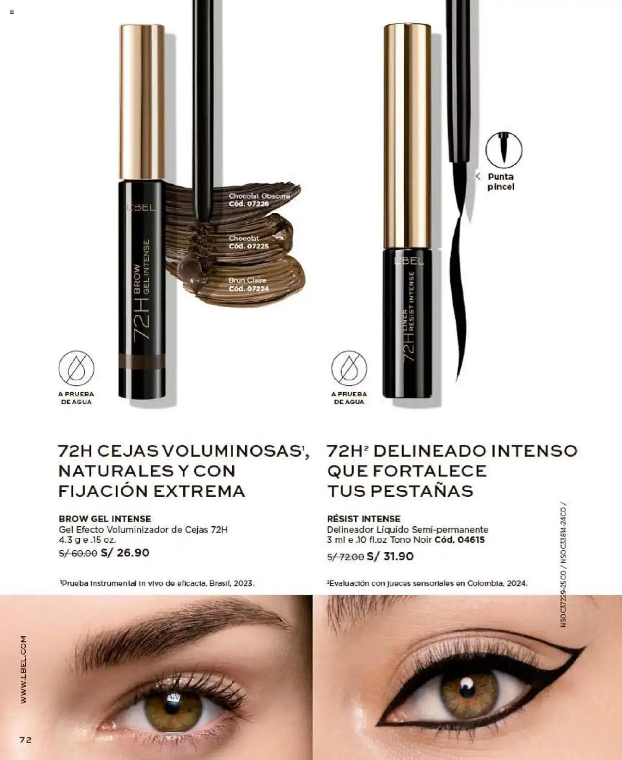 Catálogo L'Bel válido desde 24.10.2025 | Página: 72 | Productos: Delineador, Pincel