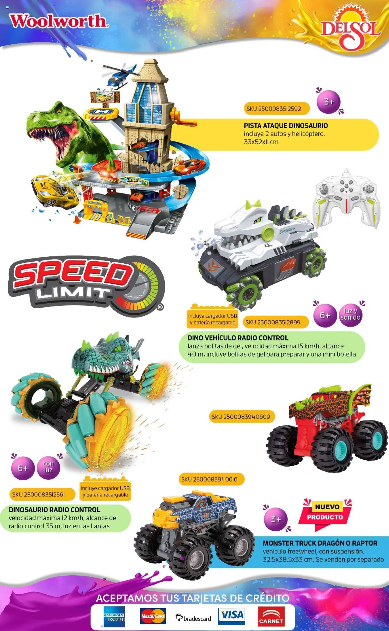 Nuevas ofertas de Del Sol y Woolworth válidas en toda la República Mexicana desde el 07.10.2025. ¡Encuentra las mejores ofertas en Del Sol y Woolworth - Catálogo Castillo Del Juguete! | Página: 173 | Productos: Usb, Radio, Cargador, Batería