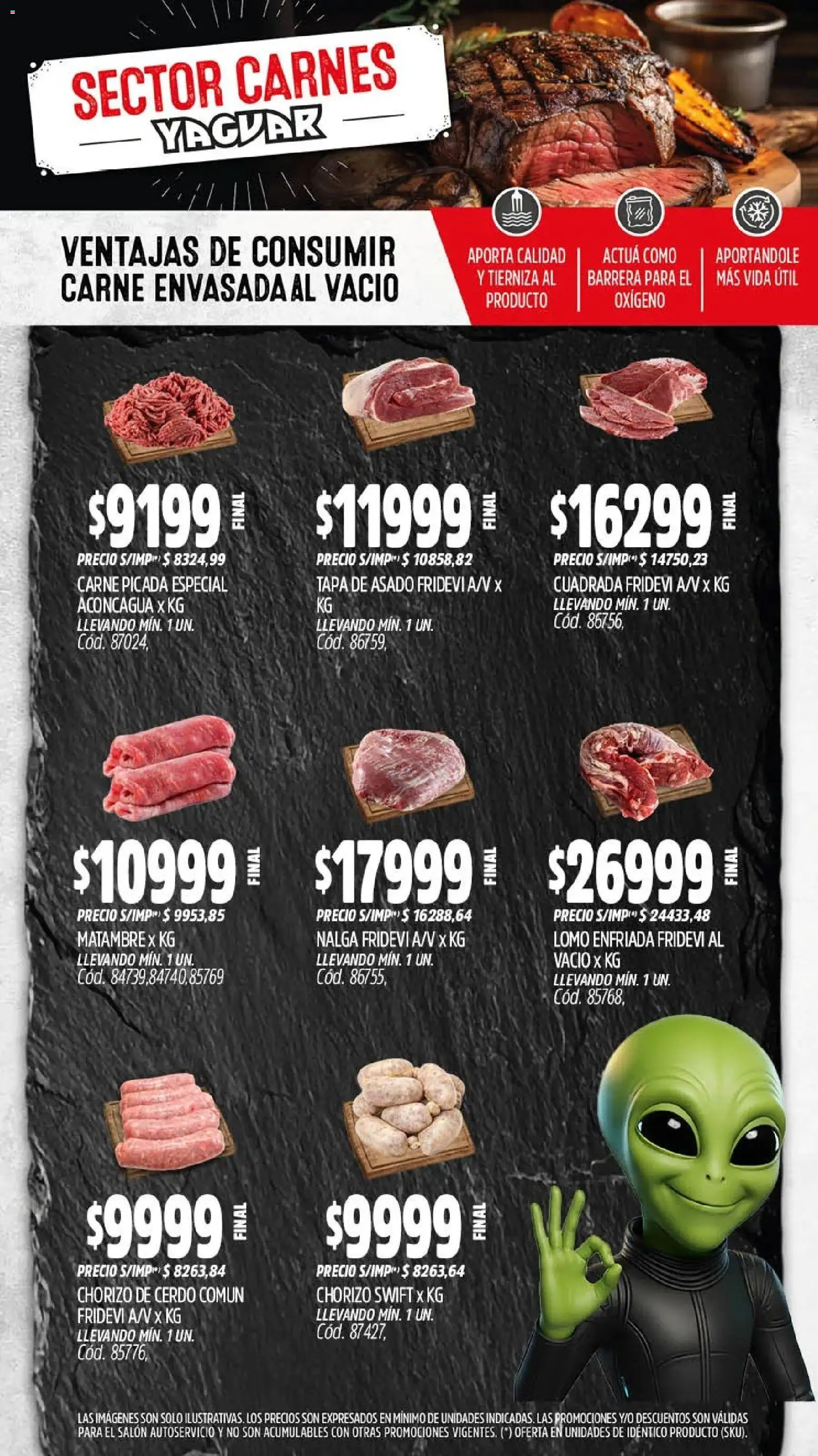 Yaguar - Oferta Semanal Trelew │ válido desde el 09.03.2026 | Página: 4 | Productos: Chorizo, Cerdo