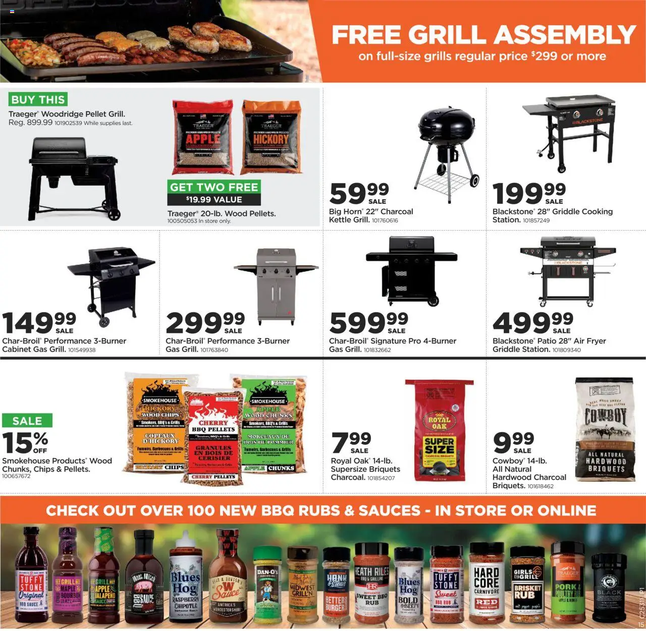 Mills Fleet Farm Weekly Ad - valid from 31.07.2025 | Page: 17 | Products: Pork, Chips, Raspberry, Grill