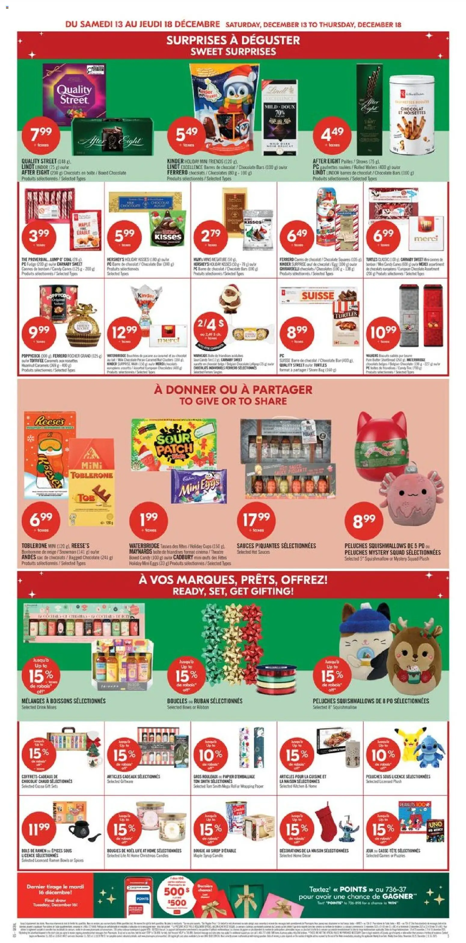 Pharmaprix flyer valid from 12.12.2025 | Page: 8 | Products: PC, Bag, Milk, Chocolate