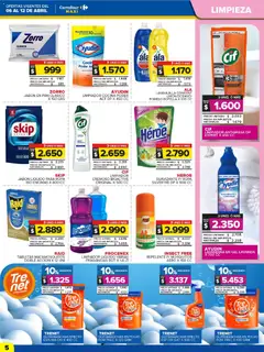 Vista previa Carrefour Maxi catálogo válido desde el 06.04.2026 | Página: 5 | Productos: Antigrasa, Lavandina, Suavizante, Crema
