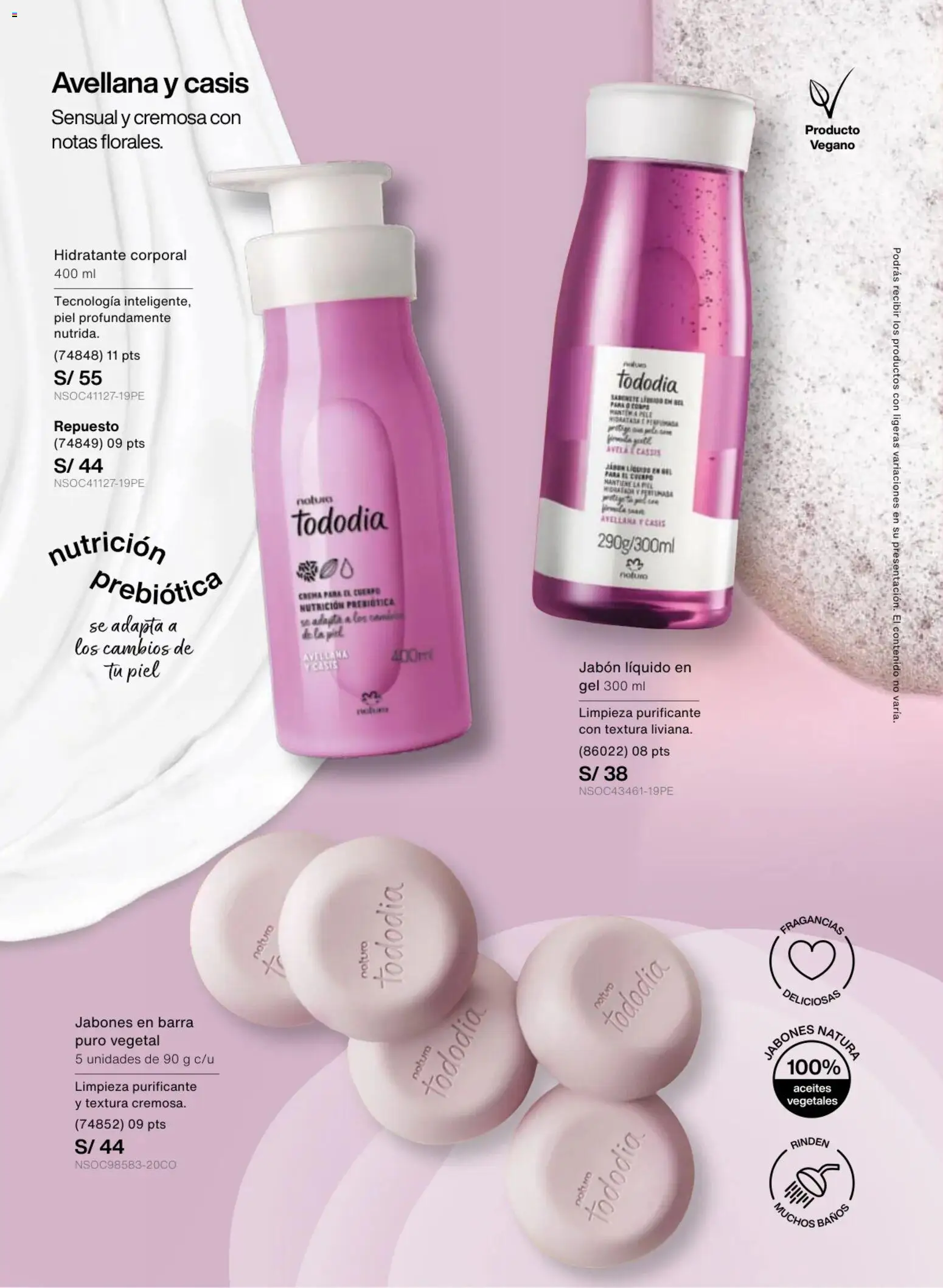 Catálogo Natura válido desde 18.02.2026 | Página: 105 | Productos: Crema para el cuerpo, Jabón, Crema