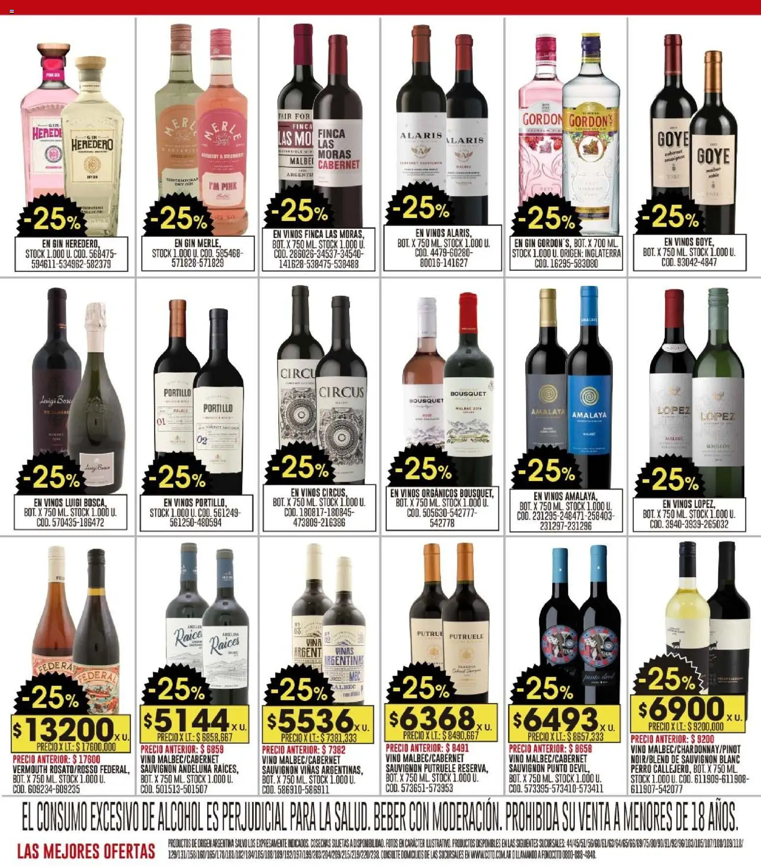 Coto - Ofertas │ válido desde el 17.11.2025 | Página: 16 | Productos: Gin, Vino