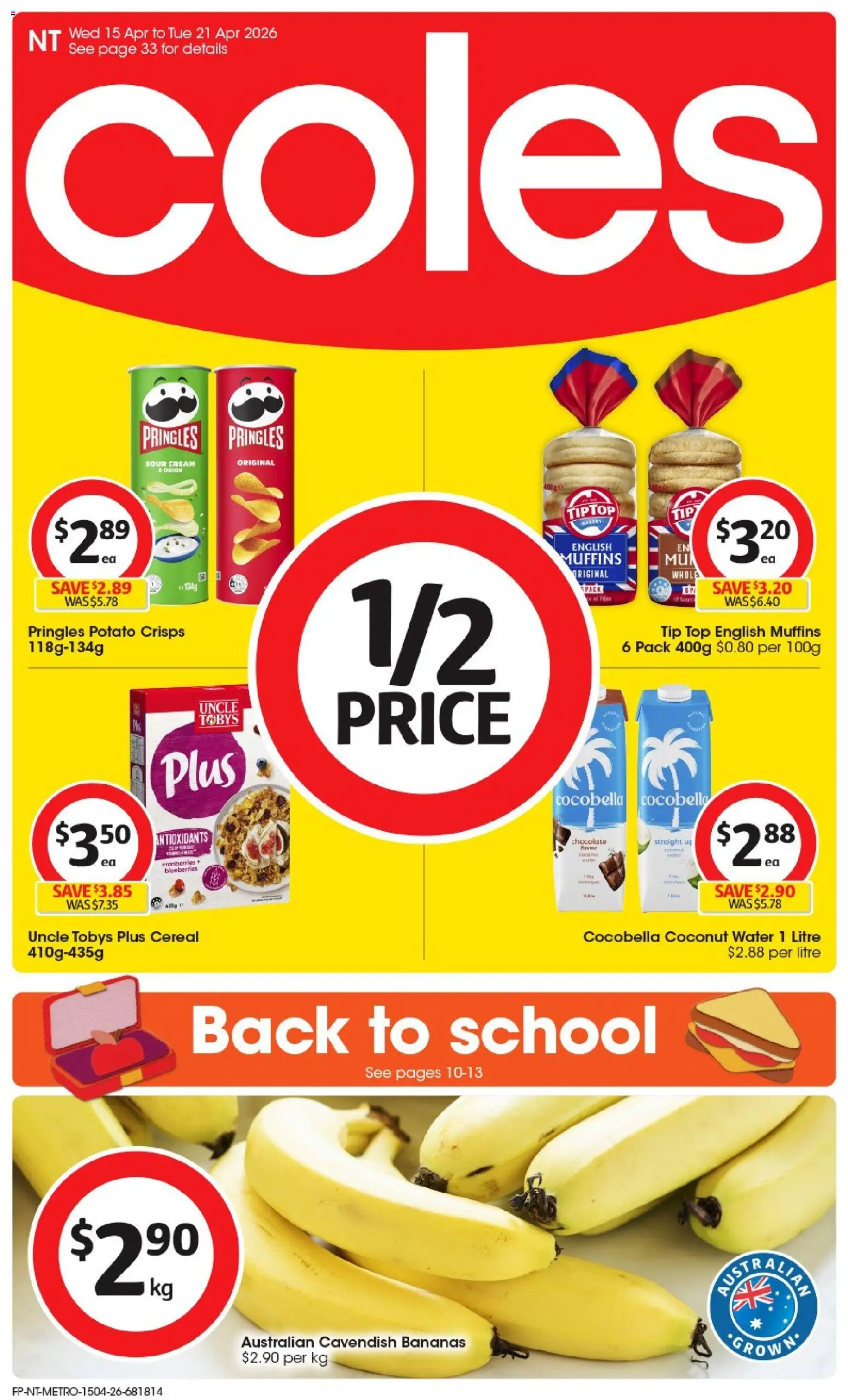 Coles catalogue - valid from 15.04.2026 | Page: 1