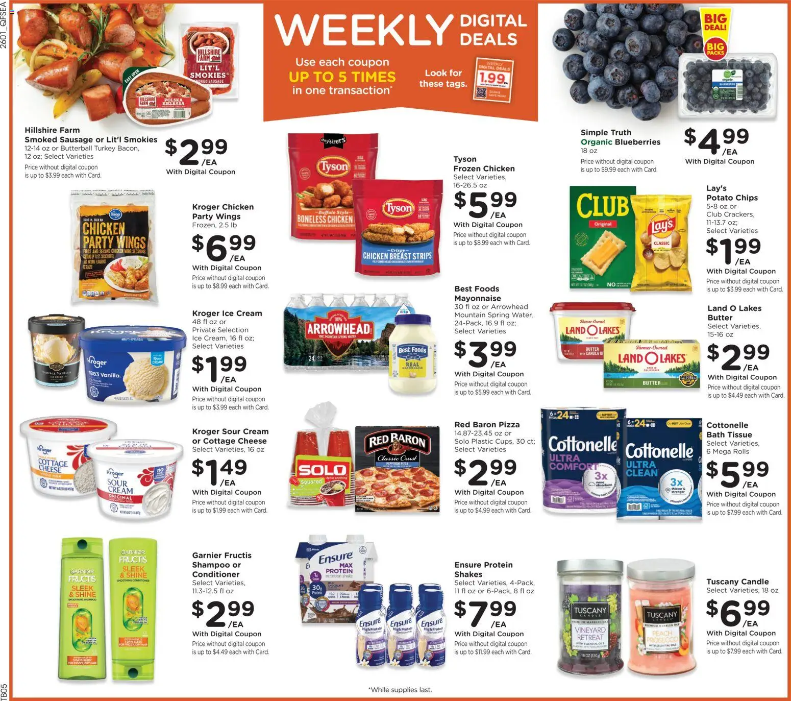 QFC Weekly Ad - valid from 04.02.2026 | Page: 2 | Products: Bath, Chocolate, Mayonnaise, Blueberries