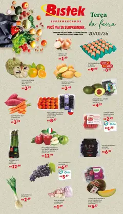 Bistek Supermercados - Ofertas Hortifruti - Pré-Visualização do folheto da loja Bistek Supermercados, válido de 20.01.2026