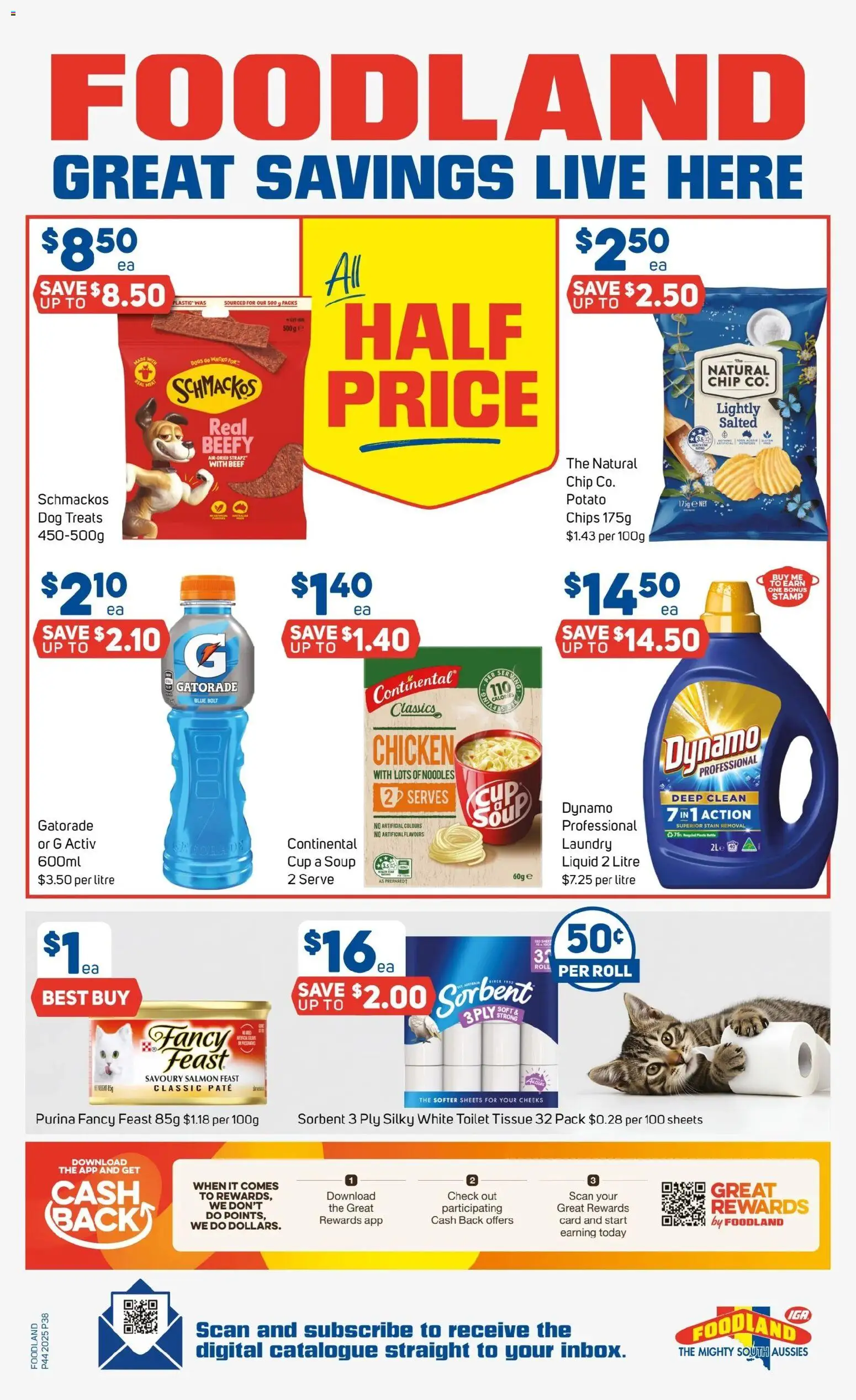 Foodland catalogue - valid from 29.09.2025 | Page: 38 | Products: Noodles, Beef, Chips, Salmon