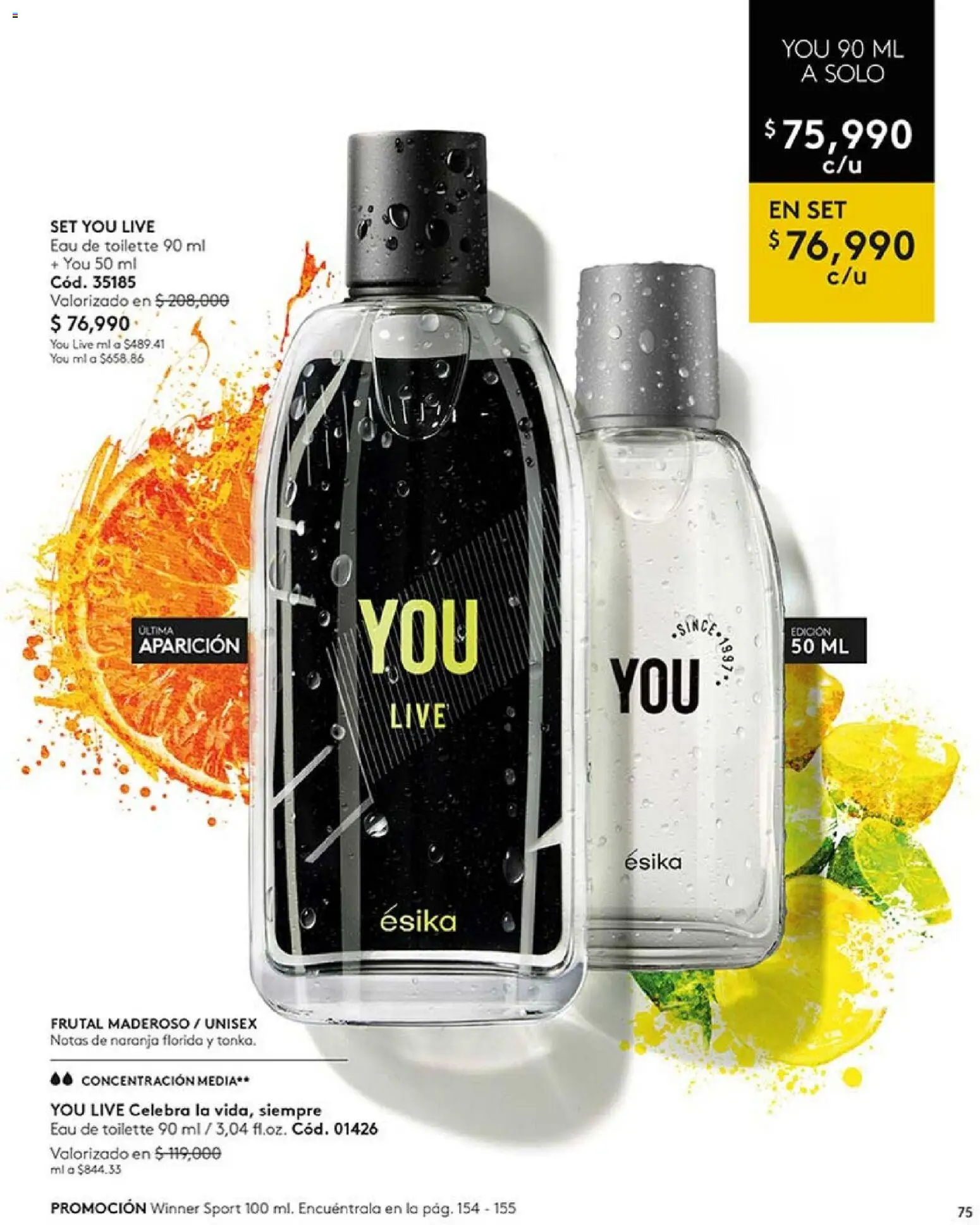 Ésika revista - valida desde el 20.02.2026 | Página: 75 | Productos: Eau de toilette