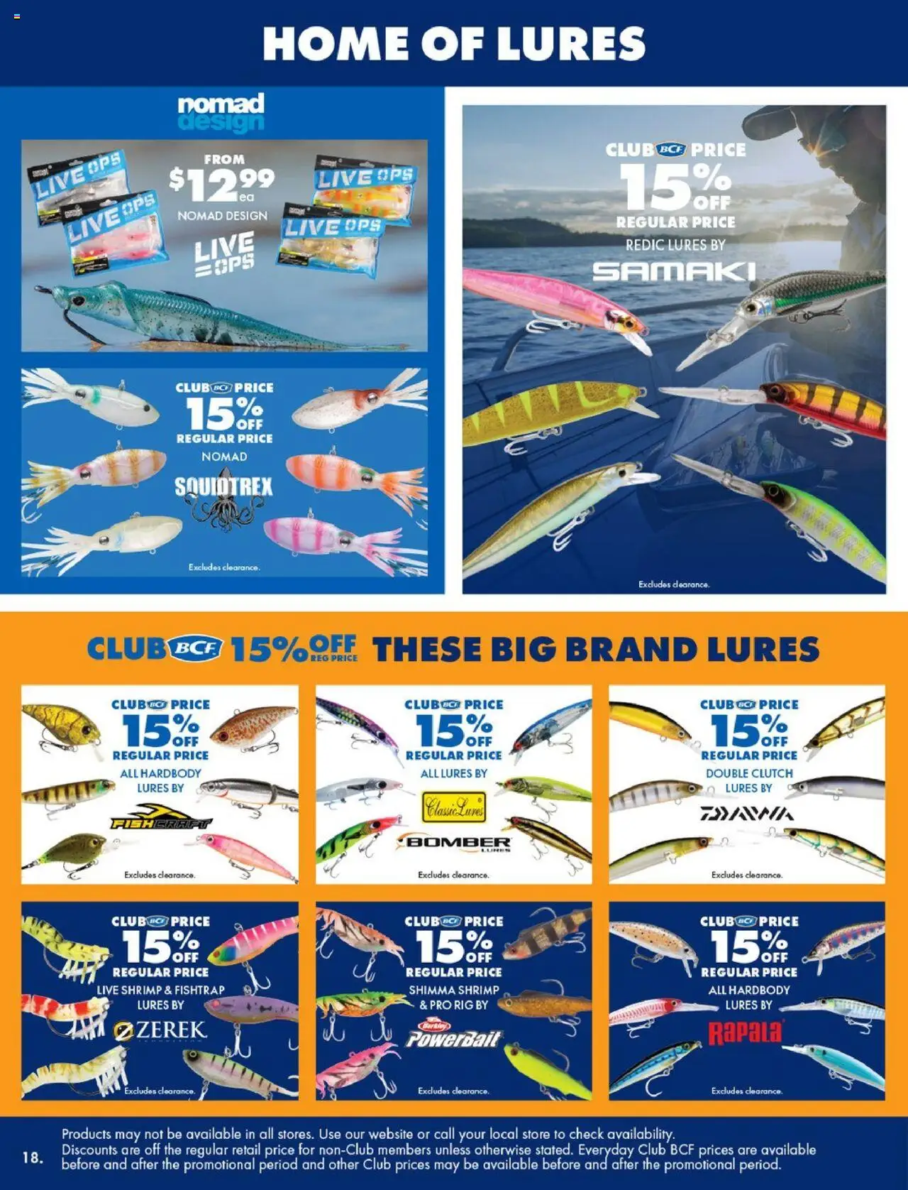 BCF catalogue - valid from 16.09.2025 | Page: 18 | Products: Bomber, Clutch, Shrimp