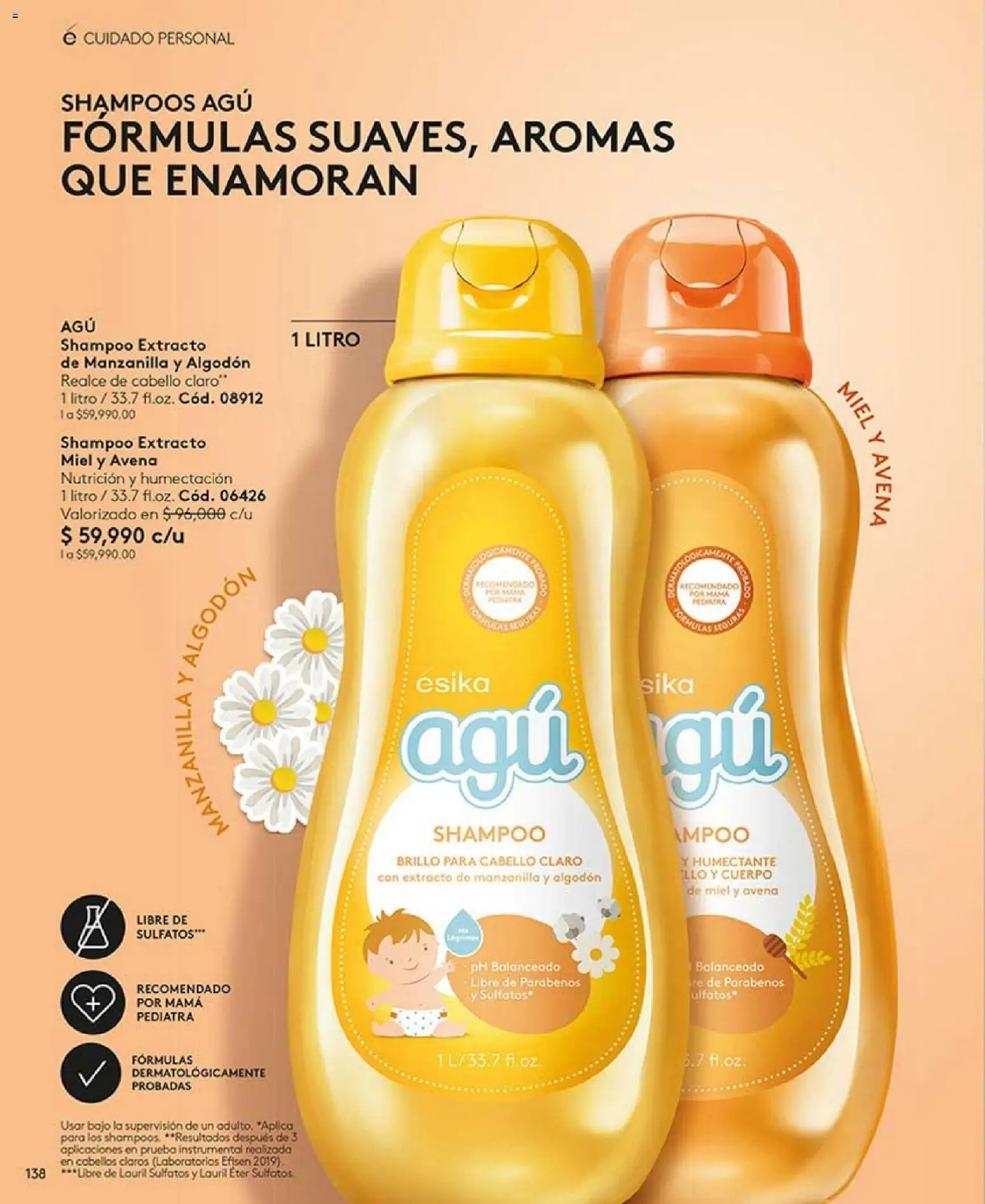 Ésika revista - valida desde el 01.03.2026 | Página: 135 | Productos: Algodón, Avena, Shampoo, Brillo
