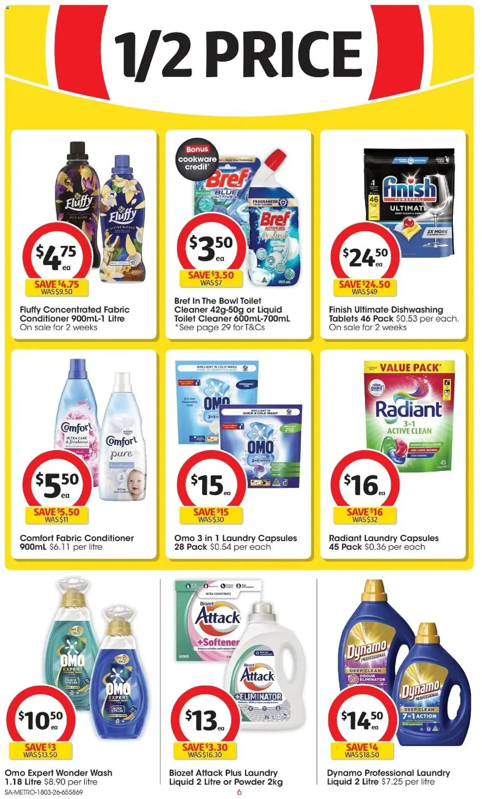 Coles catalogue - valid from 17.03.2026 | Page: 6 | Products: Fragrance, Cleaner, Conditioner, Laundry