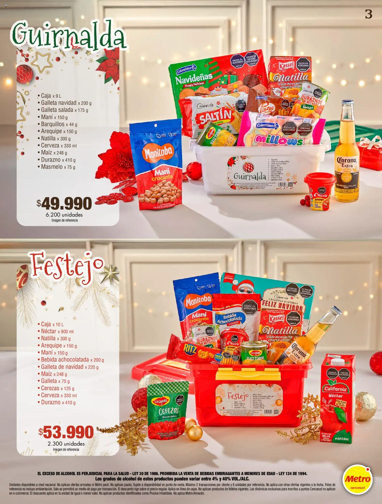Metro revista - valida desde el 13.11.2025 | Página: 3 | Productos: Mani, Cerezas, Durazno, Tintura