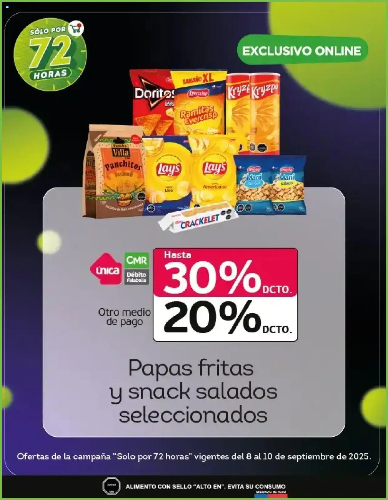 Tottus ofertas  │ válido desde el 08.09.2025 | Página: 5 | Productos: Mani, Campana, Papas fritas