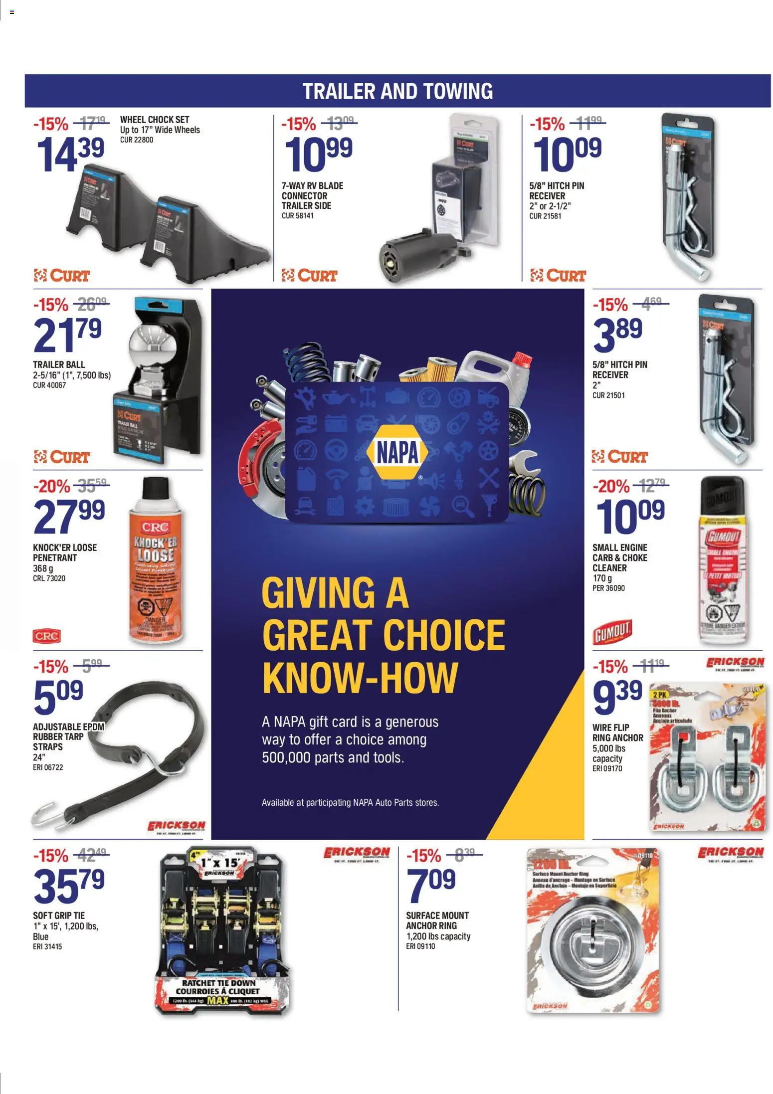 NAPA Auto Parts flyer valid from 01.04.2026 | Page: 7 | Products: Connector