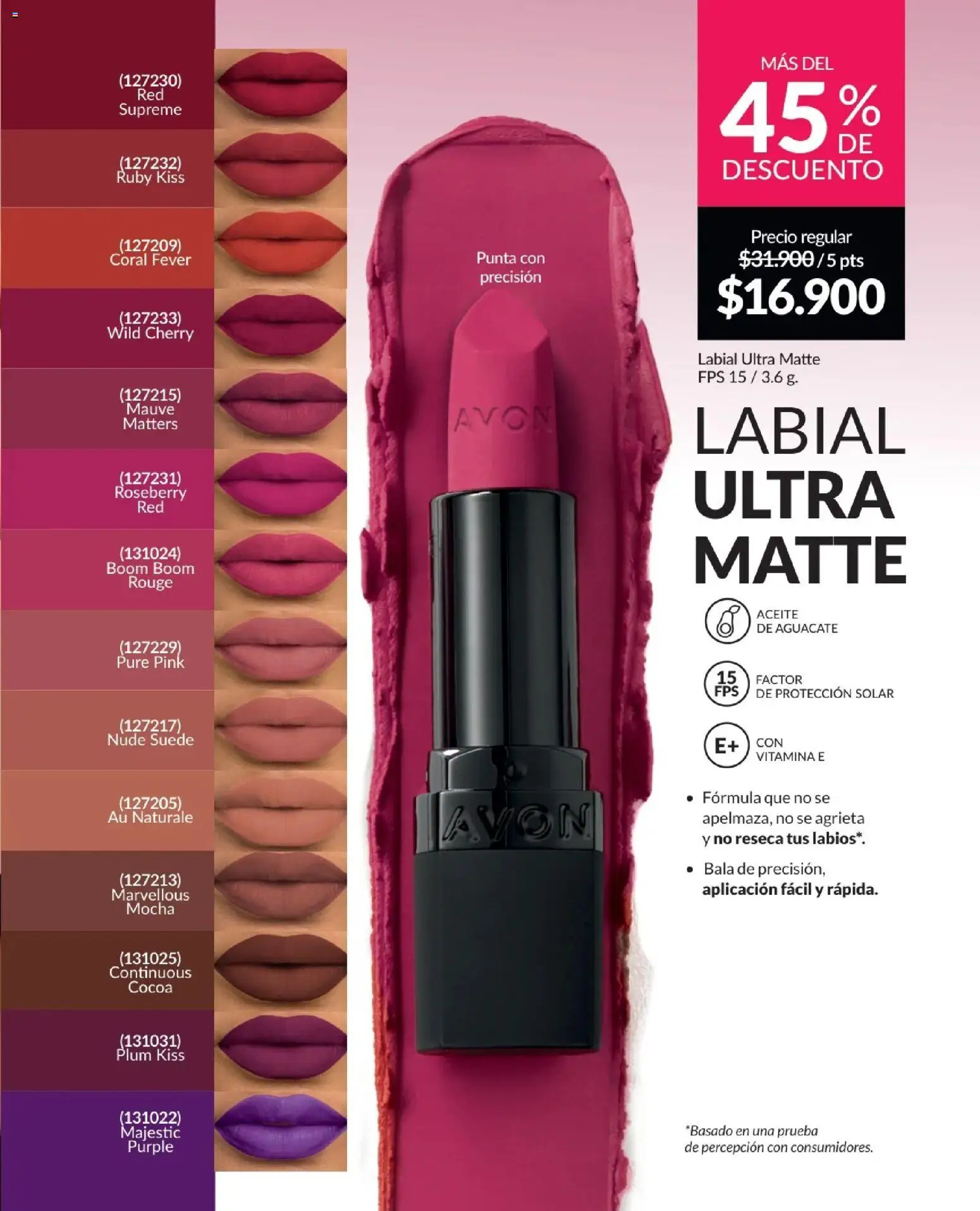 Avon revista - valida desde el 01.12.2025 | Página: 40 | Productos: Aguacate, Lavarropas, Aceite