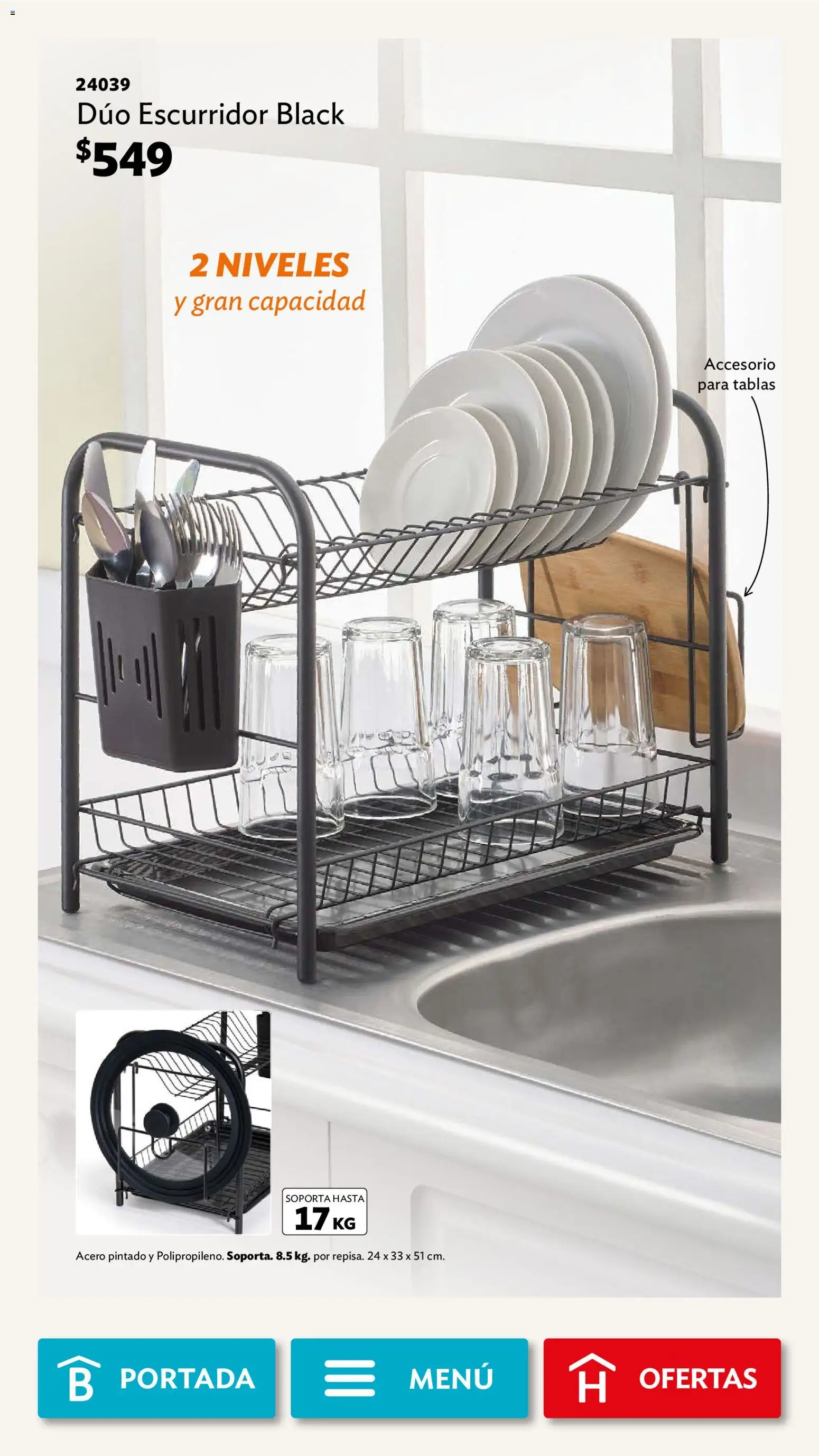 Nuevas ofertas de Betterware válidas en toda la República Mexicana desde el 02.03.2026. ¡Encuentra las mejores ofertas en Betterware campaña 3 2026! | Página: 51 | Productos: Escurridor