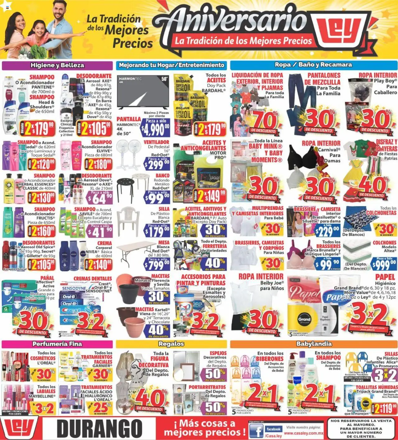 Nuevas ofertas de Casa Ley válidas en toda la República Mexicana desde el 13.09.2025. ¡Encuentra las mejores ofertas en Casa Ley - Folleto Autoservicio! | Página: 2 | Productos: Desodorante, Ventilador, Crema, Baño