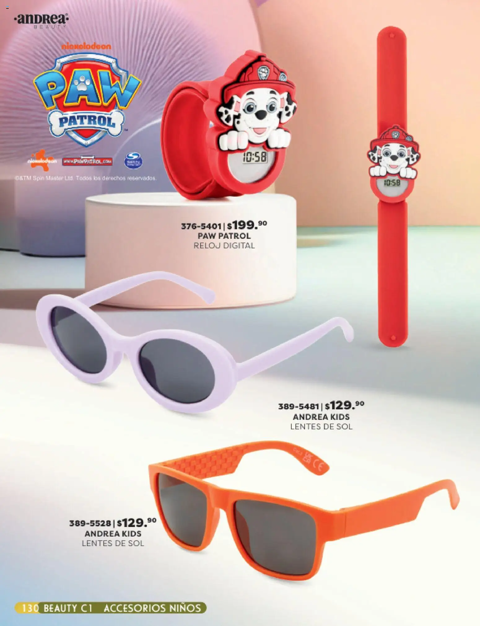 Nuevas ofertas de Andrea válidas en toda la República Mexicana desde el 25.01.2026. ¡Encuentra las mejores ofertas en Andrea catálogo Beauty! | Página: 130 | Productos: Lentes, Lentes de sol, Reloj