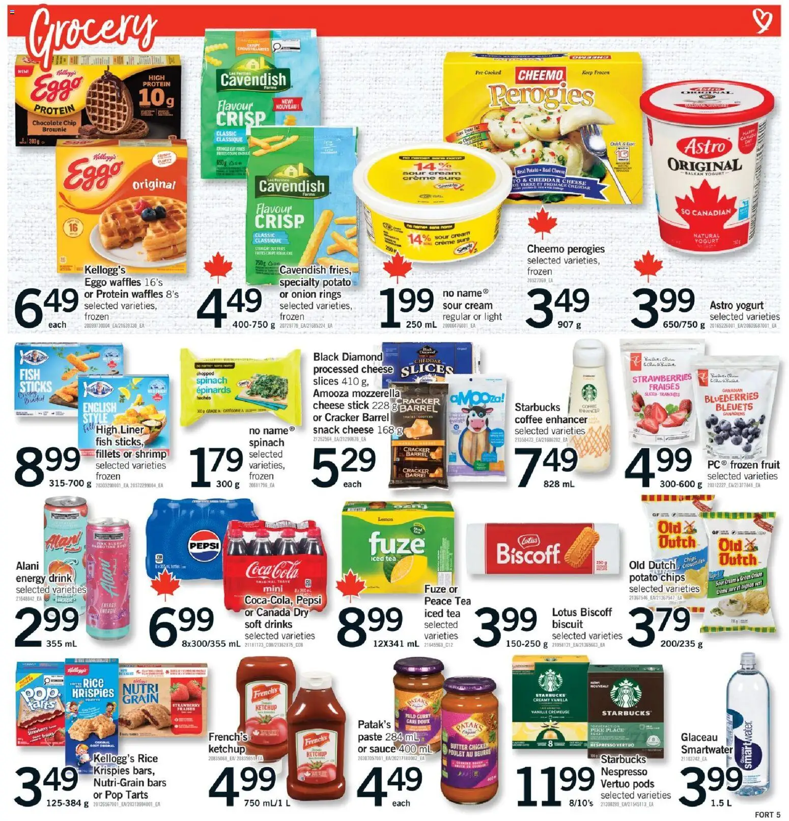 Fortinos flyer valid from 30.10.2025 | Page: 6 | Products: Rice, Ketchup, Cream, Coffee