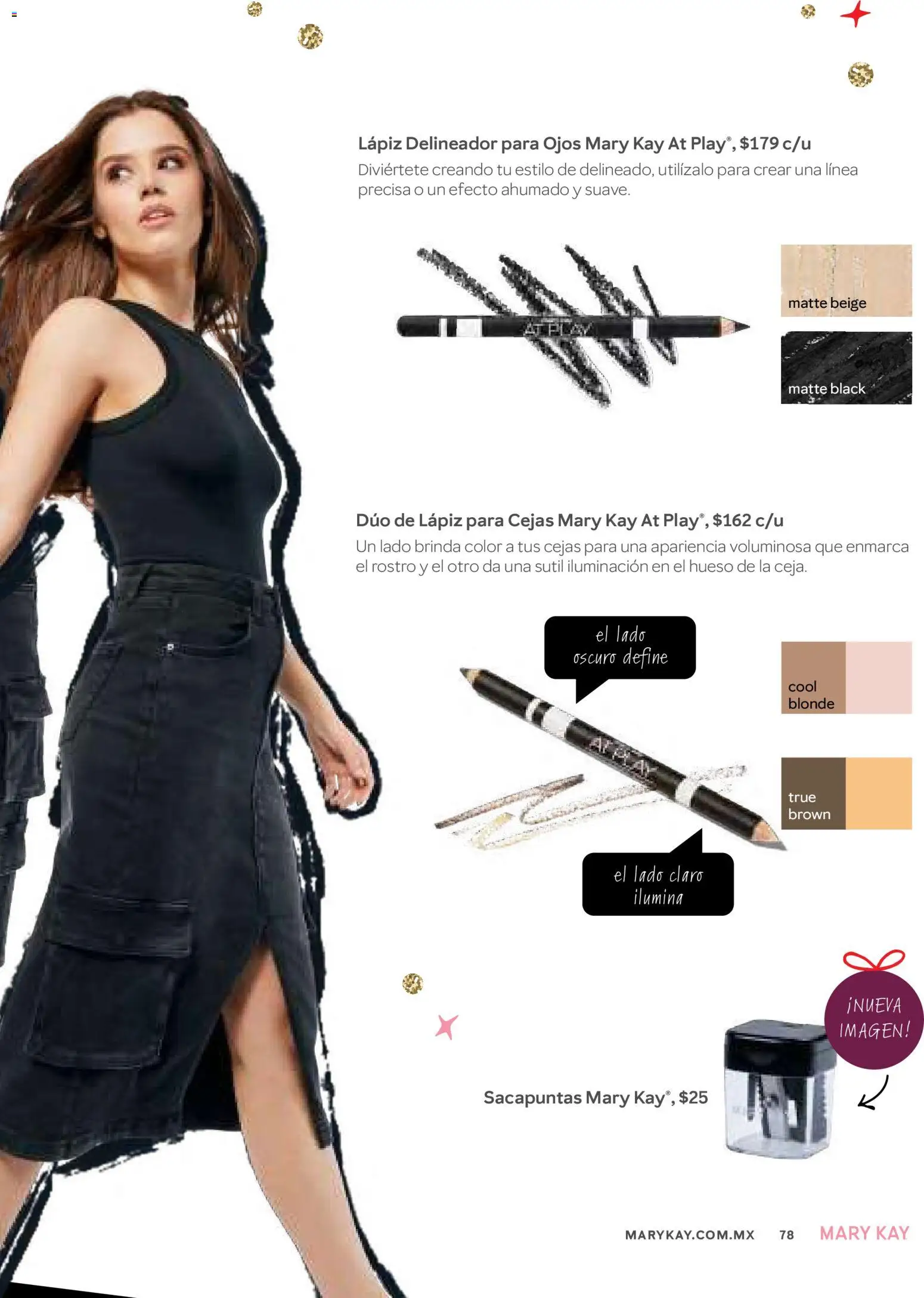 Nuevas ofertas de Mary Kay válidas en toda la República Mexicana desde el 01.11.2025. ¡Encuentra las mejores ofertas en Mary Kay catálogo! | Página: 78 | Productos: Sacapuntas, Delineador