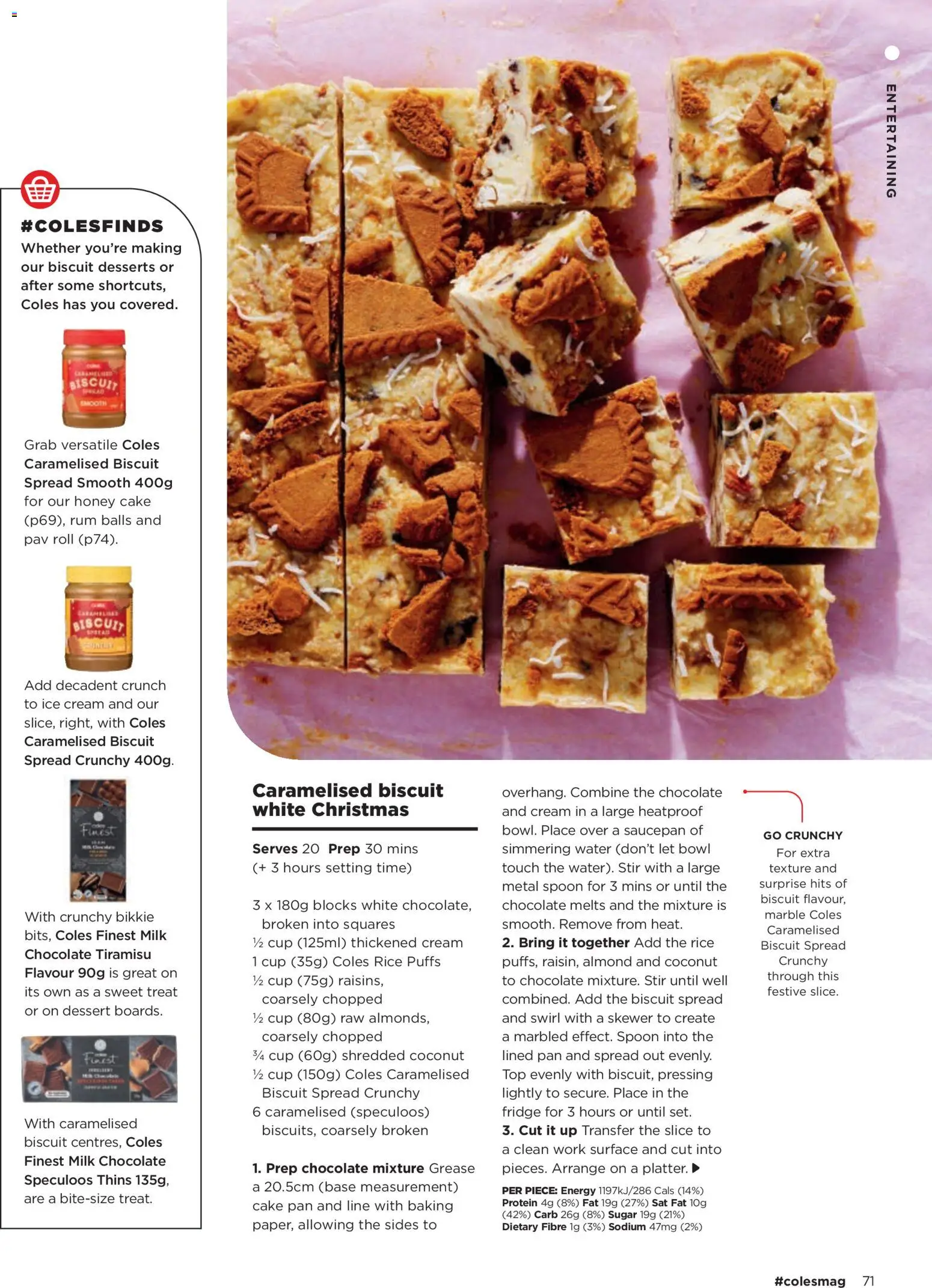 Coles catalogue - valid from 06.11.2025 | Page: 71 | Products: Milk, Chocolate, Water, Sugar