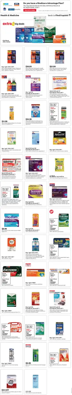 Preview of CVS Pharmacy weekly ads valid from 04.01.2026 | Page: 6 | Products: Probiotics, Melatonin, Cap, Glasses
