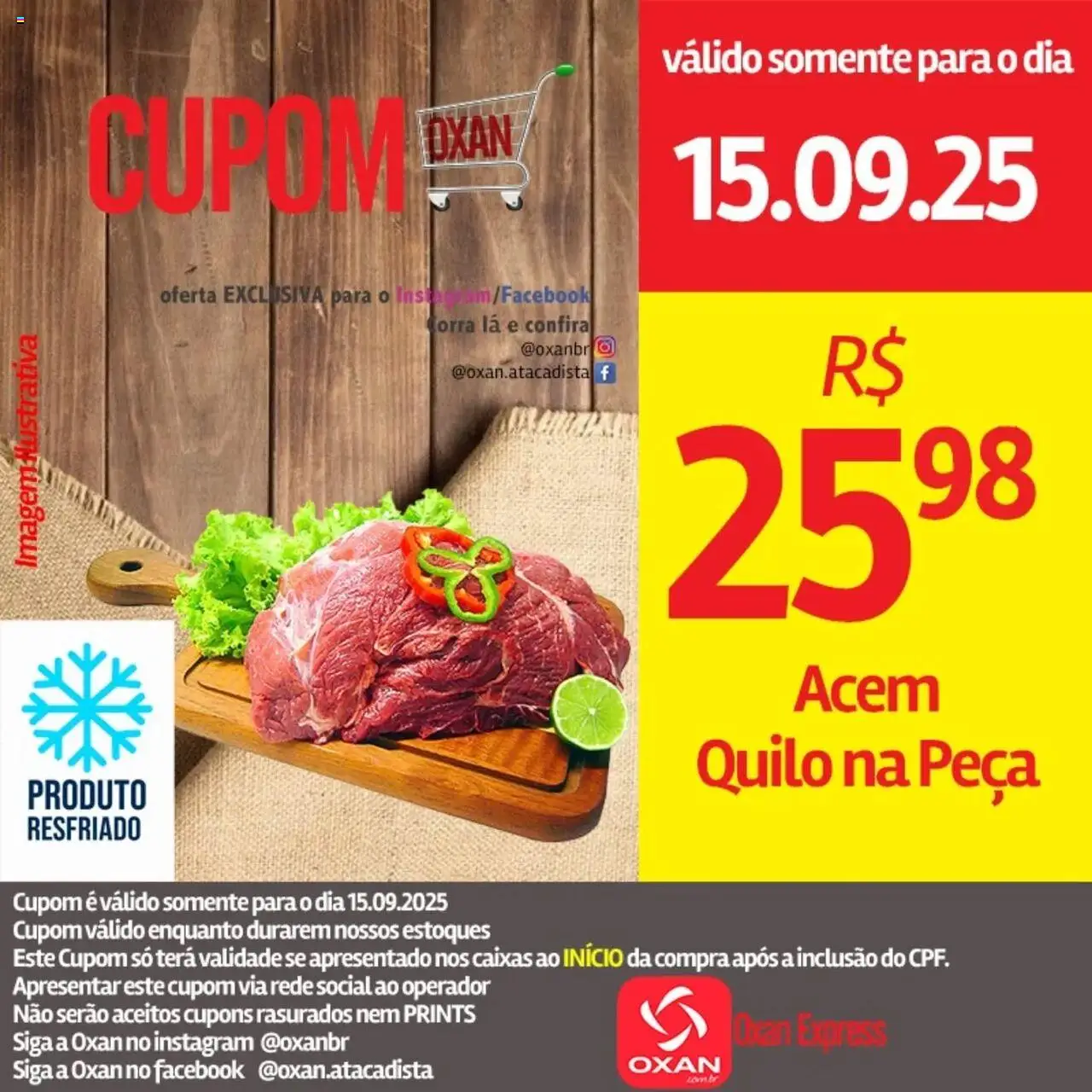 Oxan Atacadista Folheto - válido de 15.09.2025 | Página: 21 | Produtos: Acém
